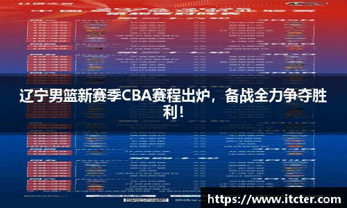 辽宁男篮新赛季CBA赛程出炉，备战全力争夺胜利！